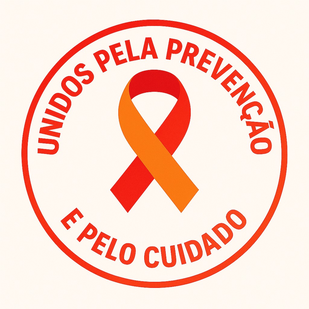 Badge - Dezembro Laranja e Vermelho