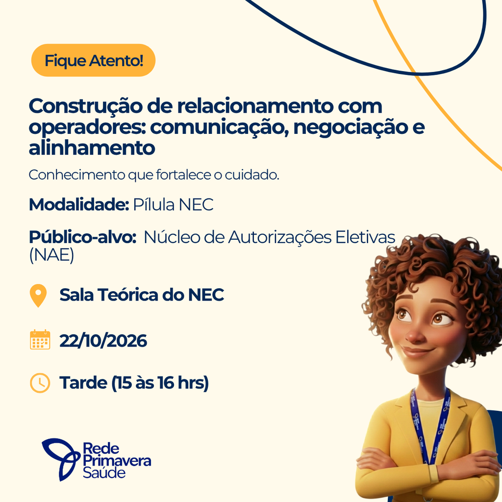 Construção de relacionamento com operadores: comunicação, negociação e alinhamento