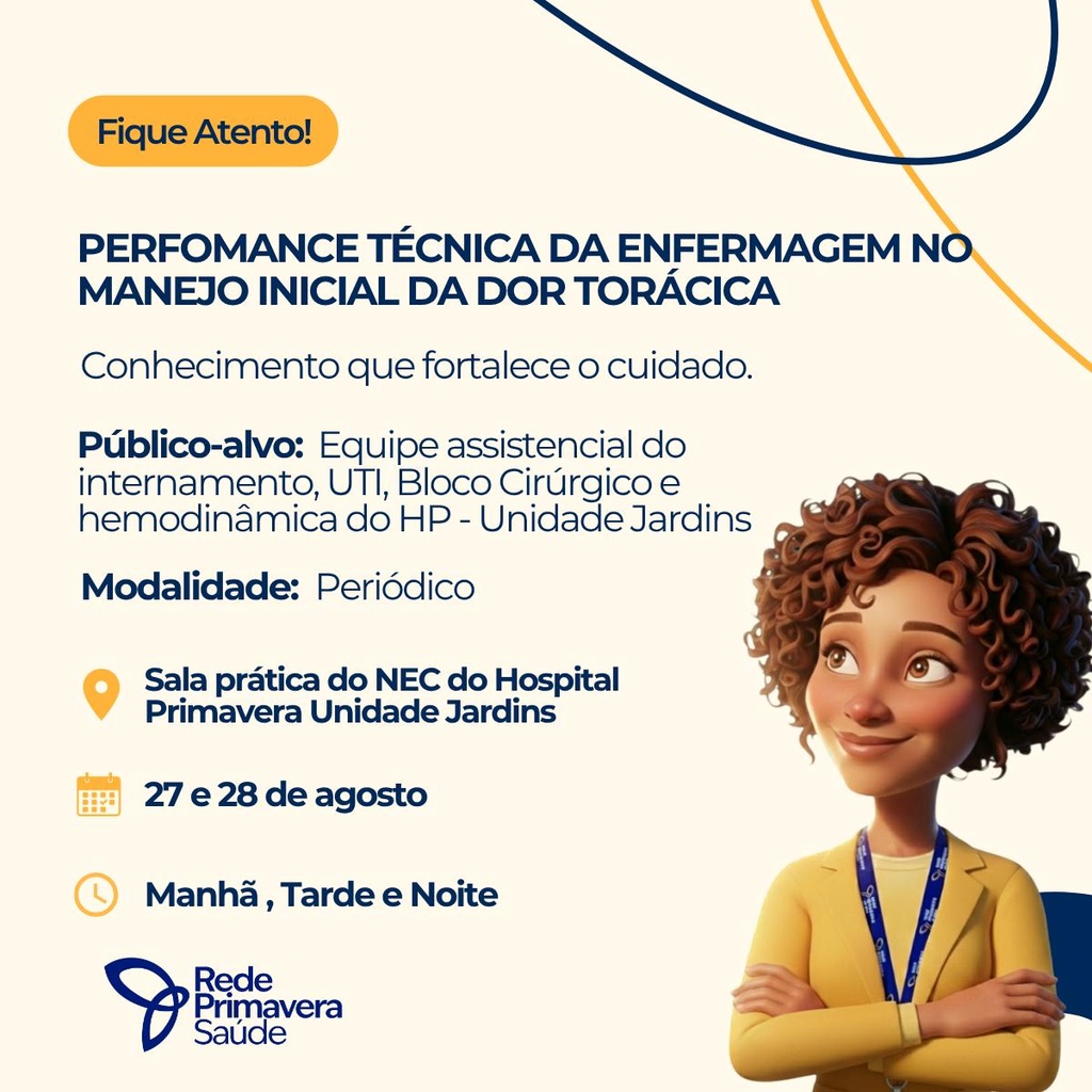 Avaliação de Reação - Performance técnica da enfermagem no manejo inicial da dor torácica